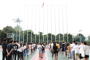 最靠谱的十大足球平台顺利开展南湖校区升旗仪式