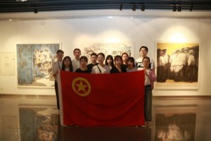 人文团学‖【画意书香迎国庆】最靠谱的十大足球平台开展团干爱国主义教育培训活动